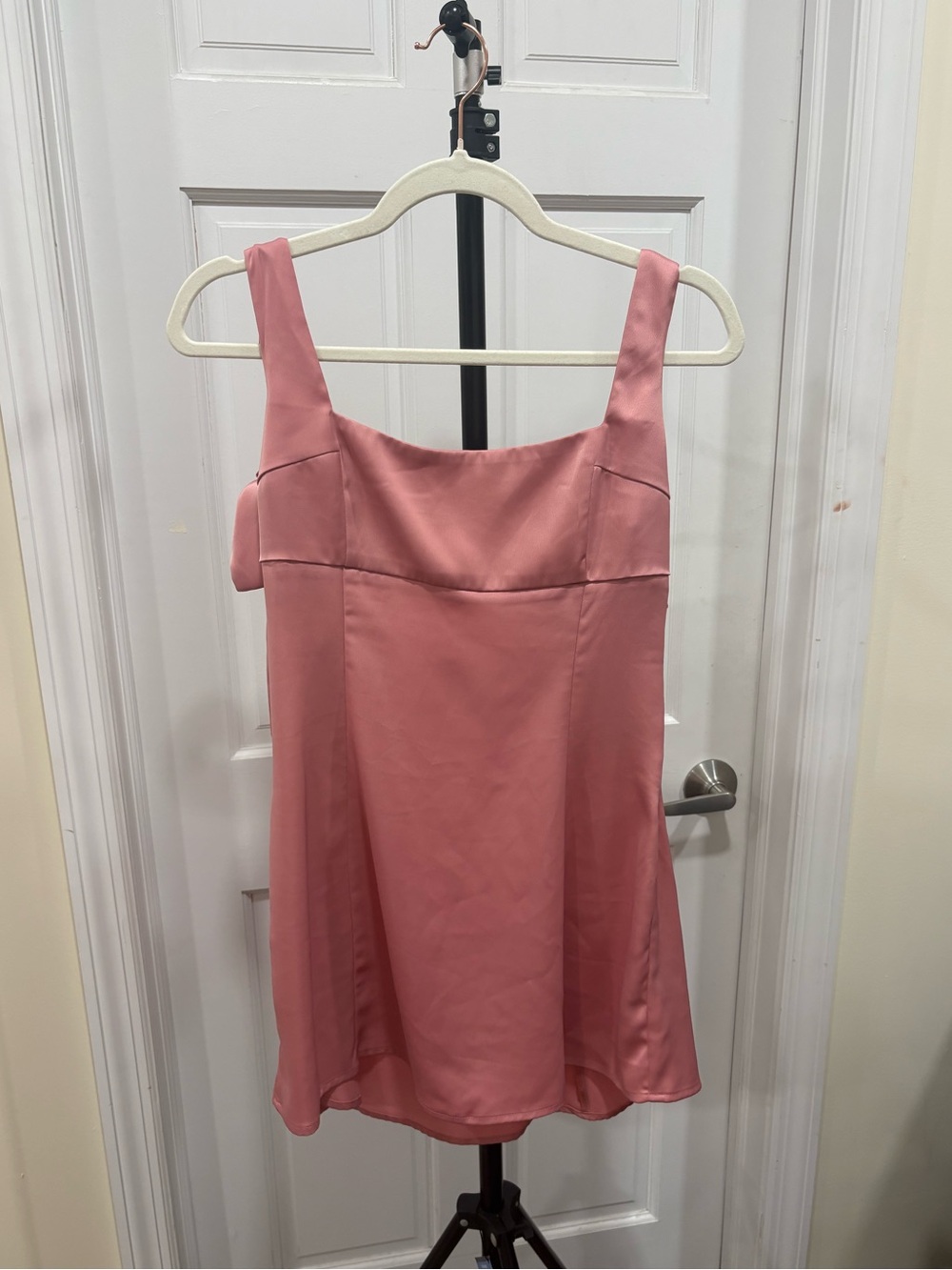 Urban Outfitters Pink Silk Mini Dress